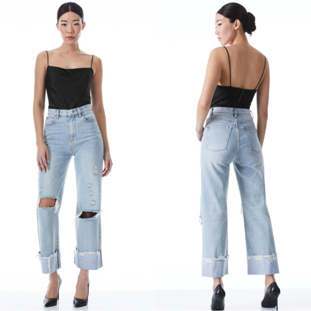 Alice + Olivia Harmony Bodysuit in Black